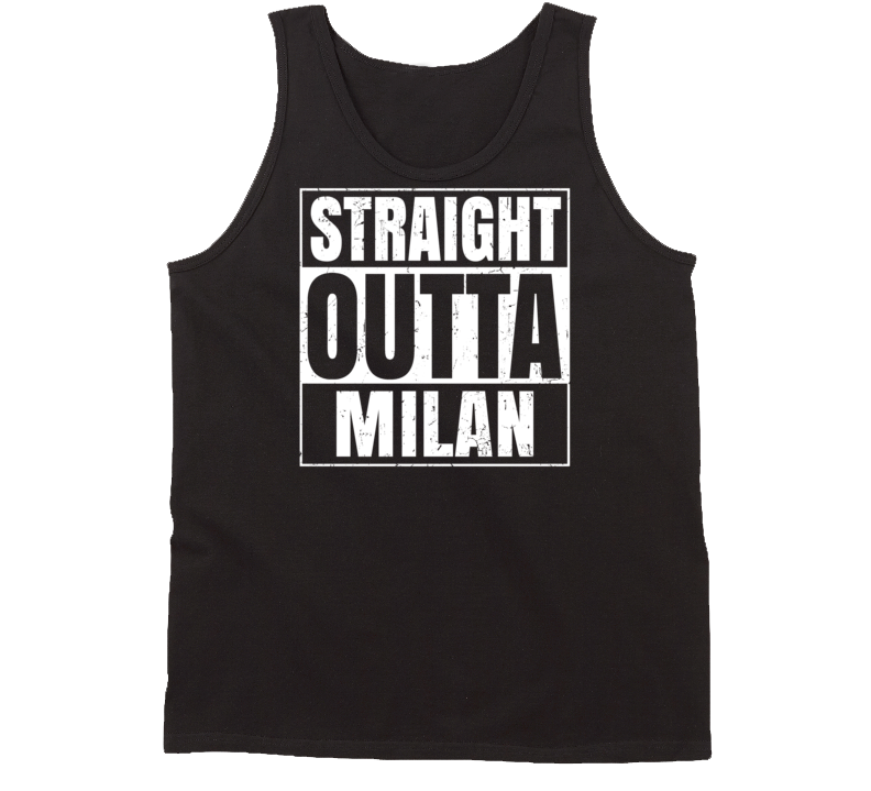 Straight Outta Milan Ohio Parody Grunge City Tanktop Straight Outta Milan Ohio Parody Grunge City Tanktop
