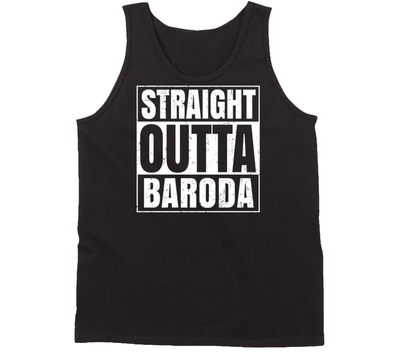 Straight Outta Baroda Michigan Parody Grunge City Tanktop Straight Outta Baroda Michigan Parody Grunge City Tanktop