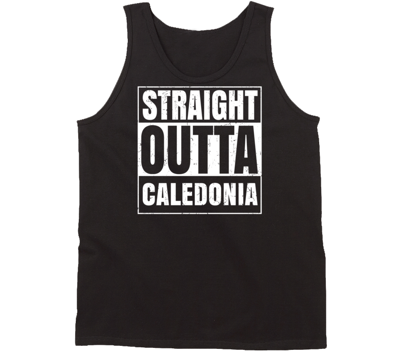 Straight Outta Caledonia Michigan Parody Grunge City Tanktop Straight Outta Caledonia Michigan Parody Grunge City Tanktop