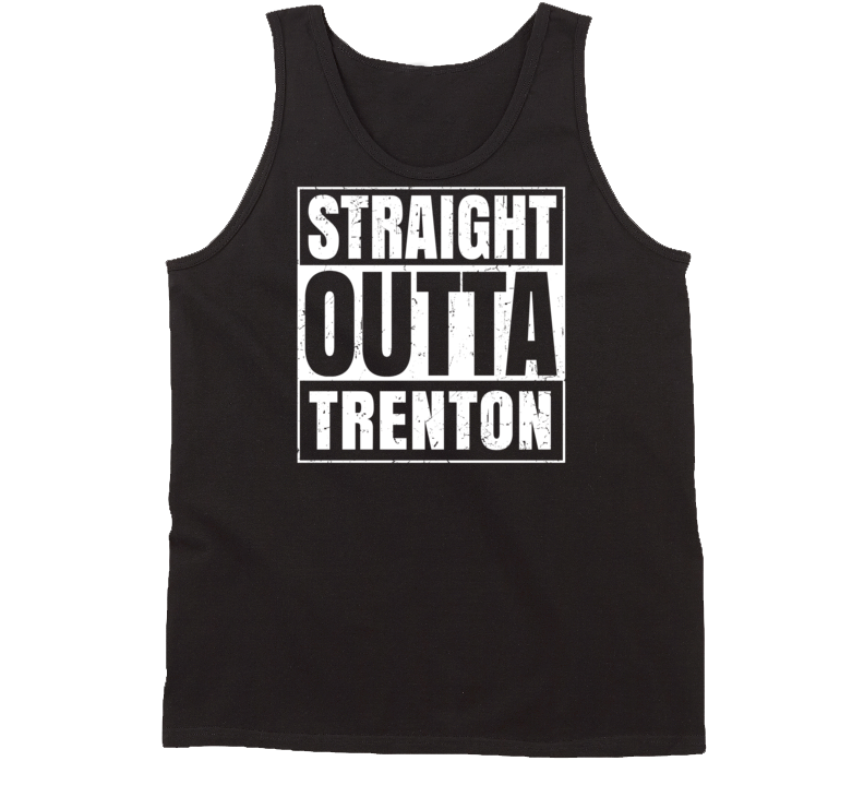 Straight Outta Trenton Ohio Parody Grunge City Tanktop