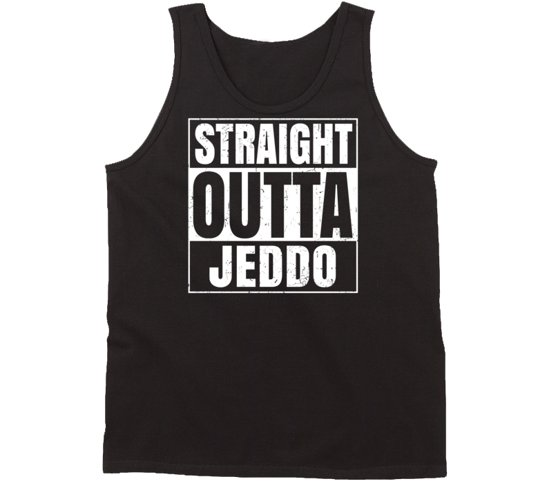 Straight Outta Jeddo Michigan Parody Grunge City Tanktop