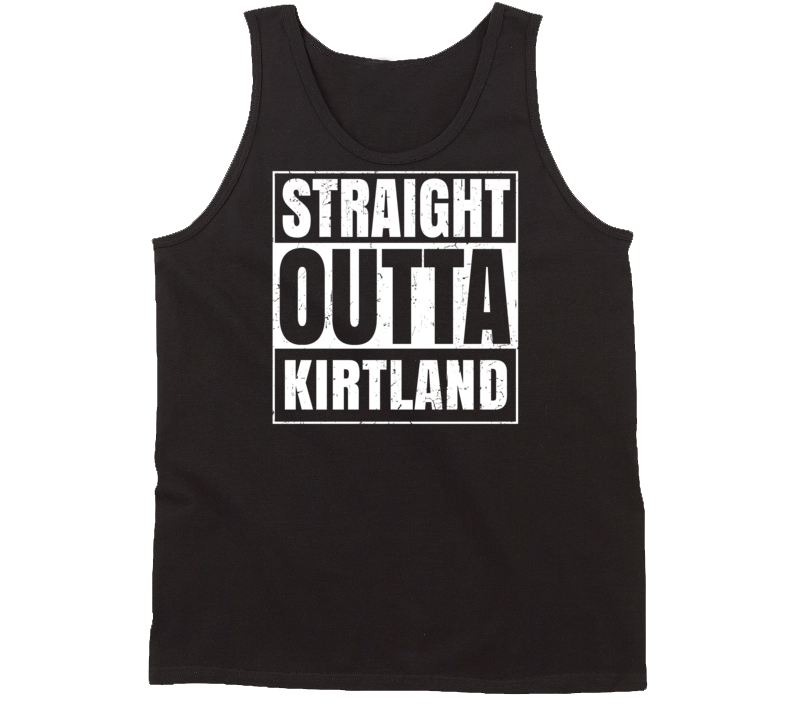 Straight Outta Kirtland Ohio Parody Grunge City Tanktop Straight Outta Kirtland Ohio Parody Grunge City Tanktop