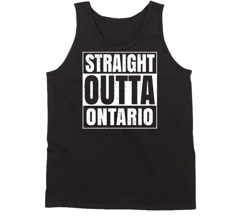 Straight Outta Ontario Ohio Parody Grunge City Tanktop Straight Outta Ontario Ohio Parody Grunge City Tanktop