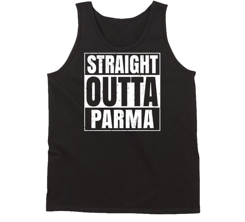 Straight Outta Parma Ohio Parody Grunge City Tanktop Straight Outta Parma Ohio Parody Grunge City Tanktop
