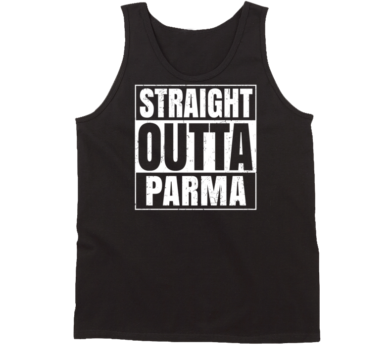 Straight Outta Parma Ohio Parody Grunge City Tanktop