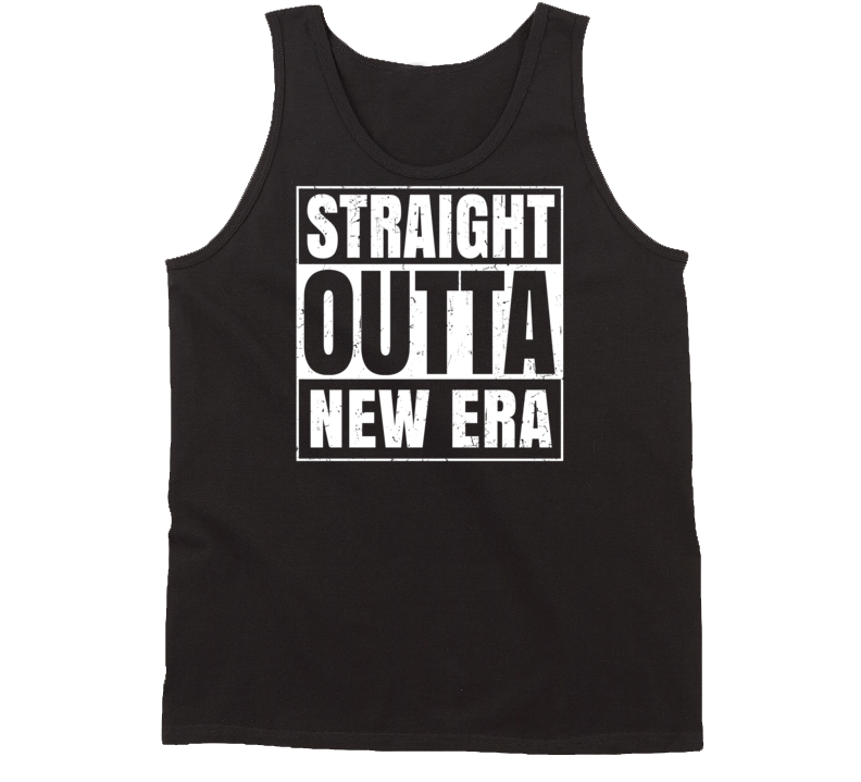 Straight Outta New Era Michigan Parody Grunge City Tanktop