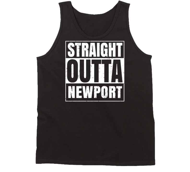 Straight Outta Newport Michigan Parody Grunge City Tanktop Straight Outta Newport Michigan Parody Grunge City Tanktop