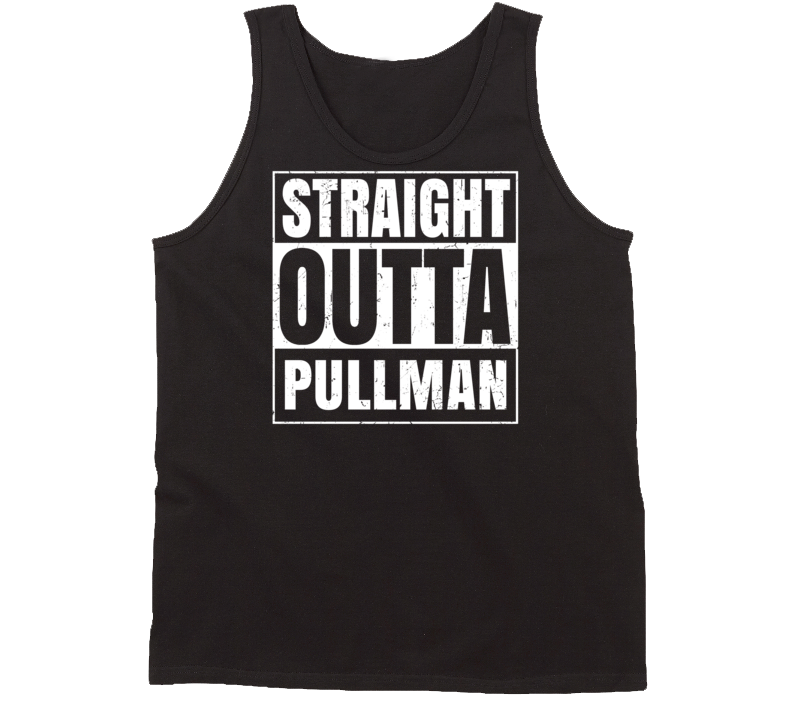 Straight Outta Pullman Michigan Parody Grunge City Tanktop Straight Outta Pullman Michigan Parody Grunge City Tanktop