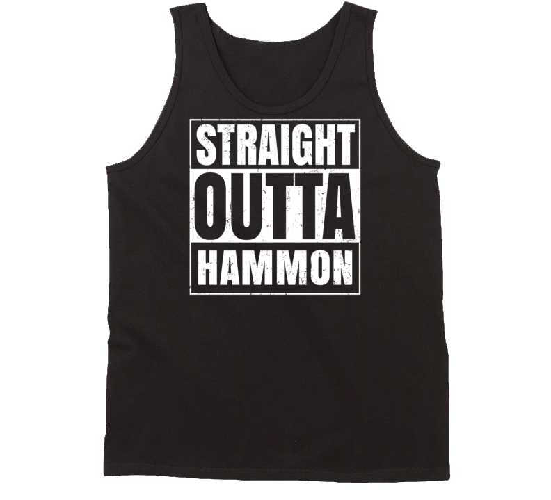 Straight Outta Hammon Oklahoma Parody Grunge City Tanktop Straight Outta Hammon Oklahoma Parody Grunge City Tanktop