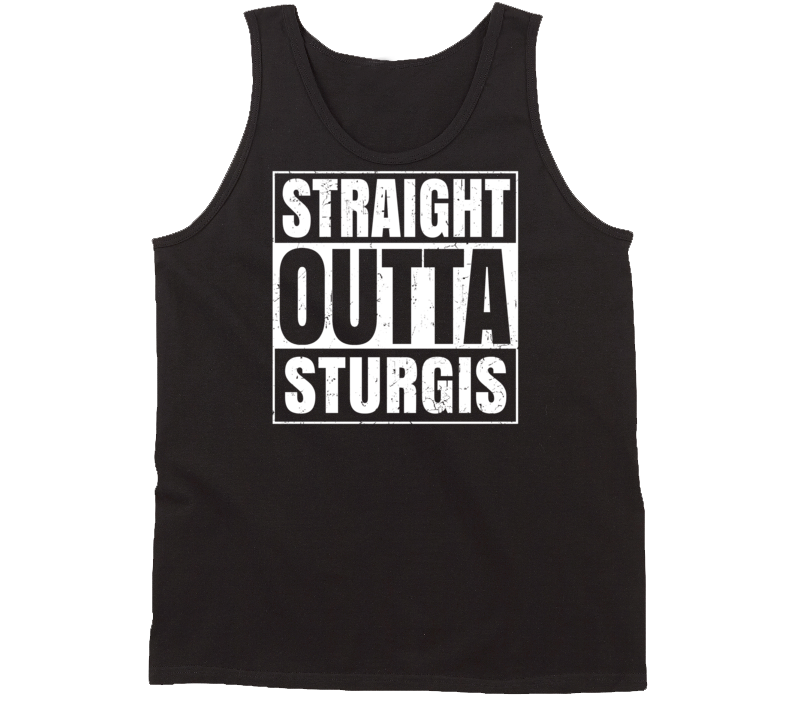 Straight Outta Sturgis Michigan Parody Grunge City Tanktop Straight Outta Sturgis Michigan Parody Grunge City Tanktop