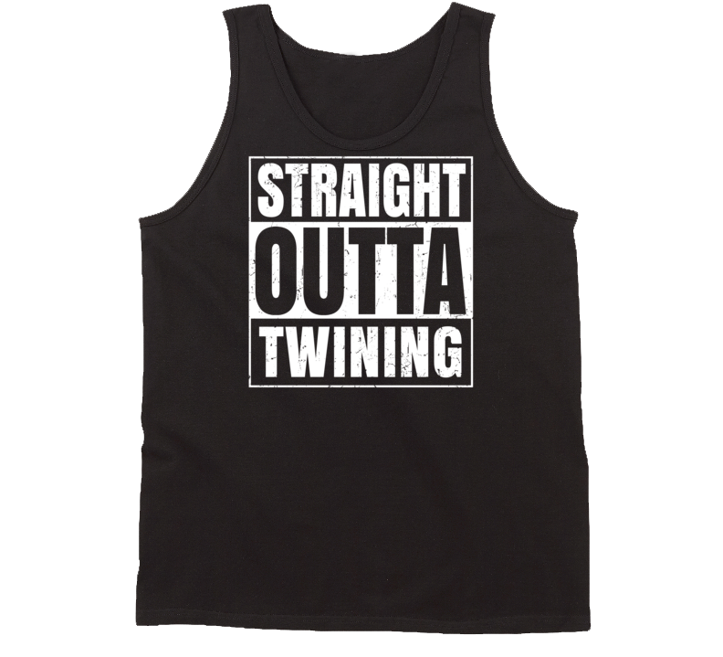 Straight Outta Twining Michigan Parody Grunge City Tanktop