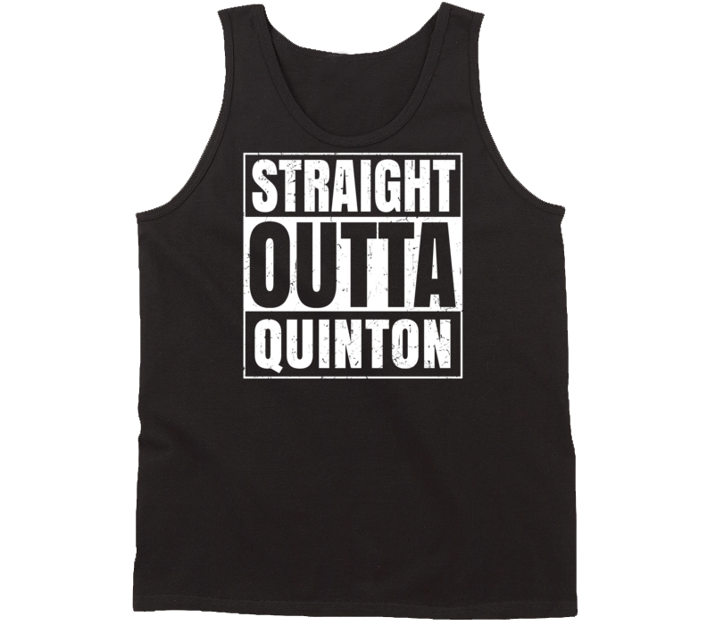 Straight Outta Quinton Oklahoma Parody Grunge City Tanktop Straight Outta Quinton Oklahoma Parody Grunge City Tanktop
