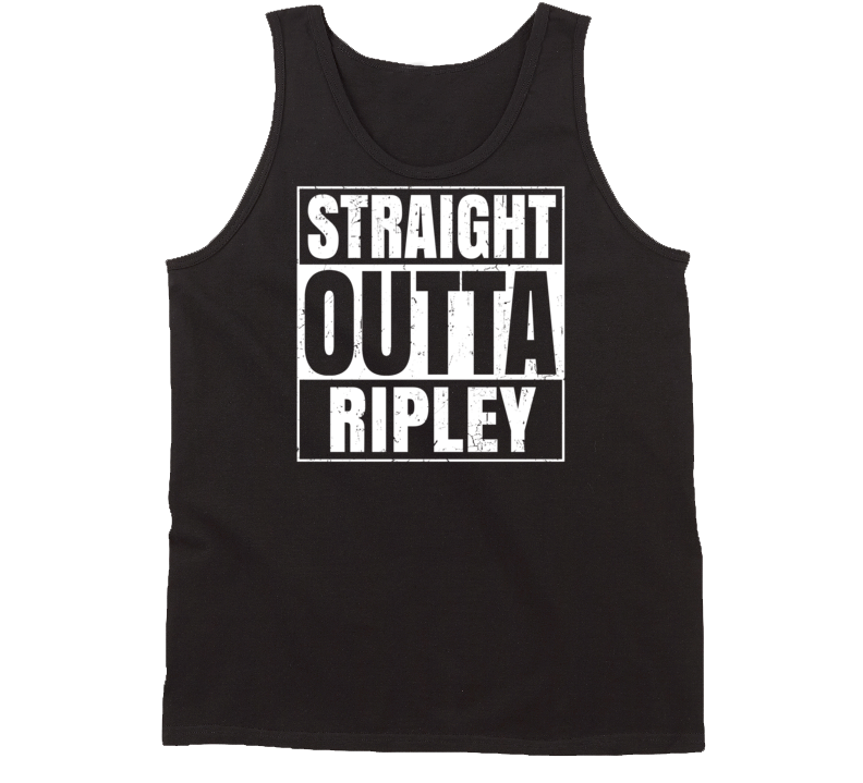 Straight Outta Ripley Oklahoma Parody Grunge City Tanktop Straight Outta Ripley Oklahoma Parody Grunge City Tanktop