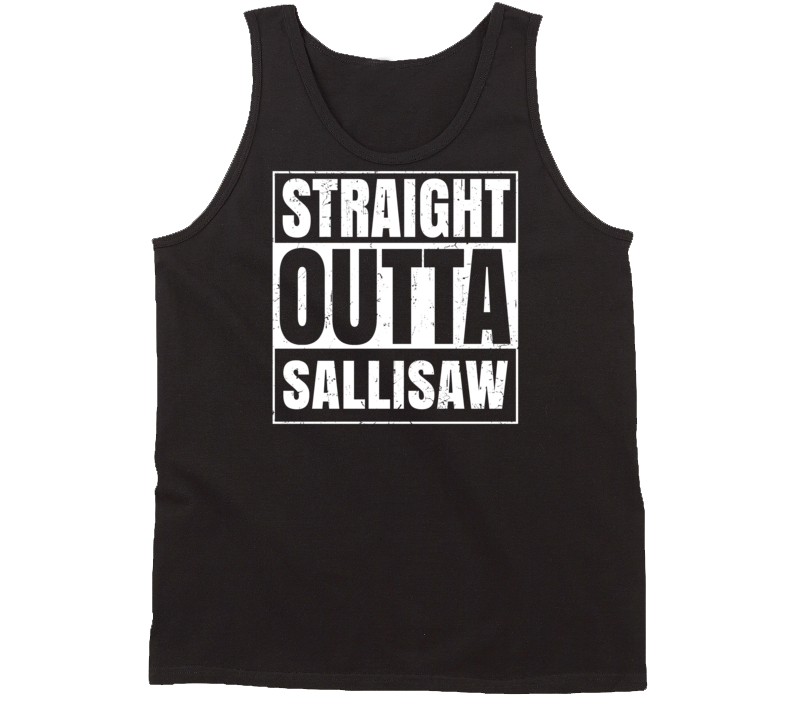 Straight Outta Sallisaw Oklahoma Parody Grunge City Tanktop Straight Outta Sallisaw Oklahoma Parody Grunge City Tanktop