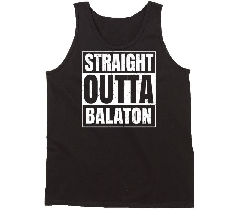 Straight Outta Balaton Minnesota Parody Grunge City Tanktop