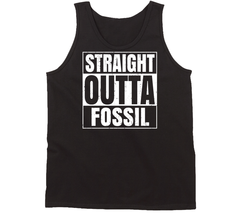Straight Outta Fossil Oregon Parody Grunge City Tanktop Straight Outta Fossil Oregon Parody Grunge City Tanktop