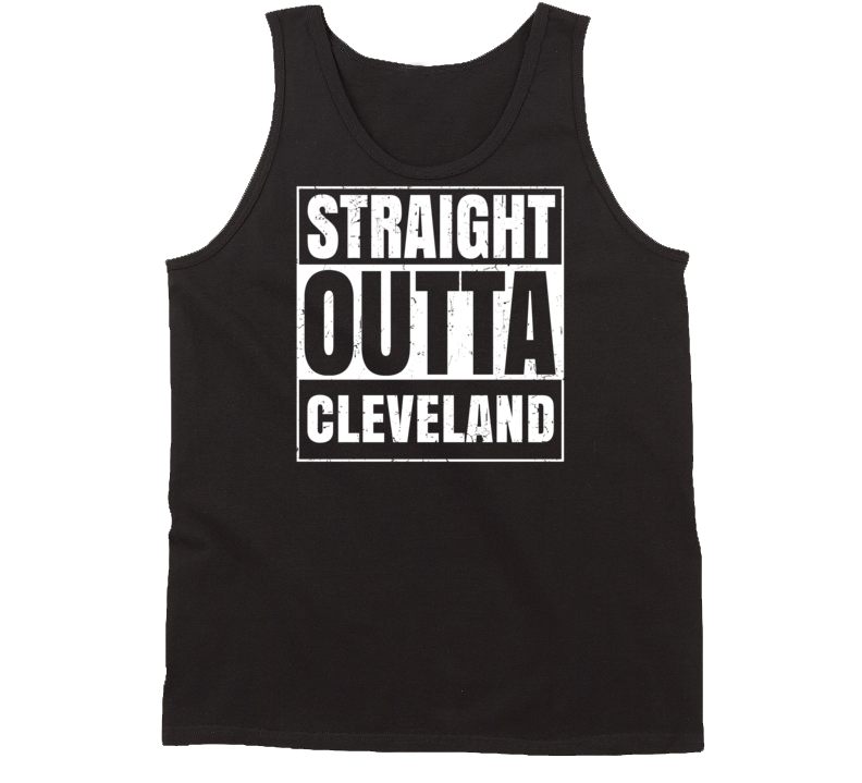 Straight Outta Cleveland Minnesota Parody Grunge City Tanktop Straight Outta Cleveland Minnesota Parody Grunge City Tanktop