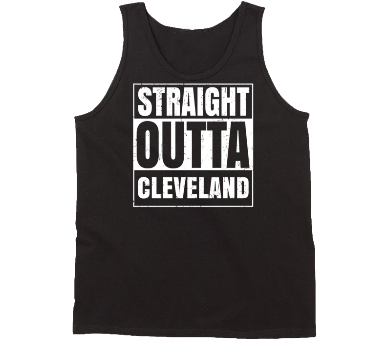 Straight Outta Cleveland Minnesota Parody Grunge City Tanktop