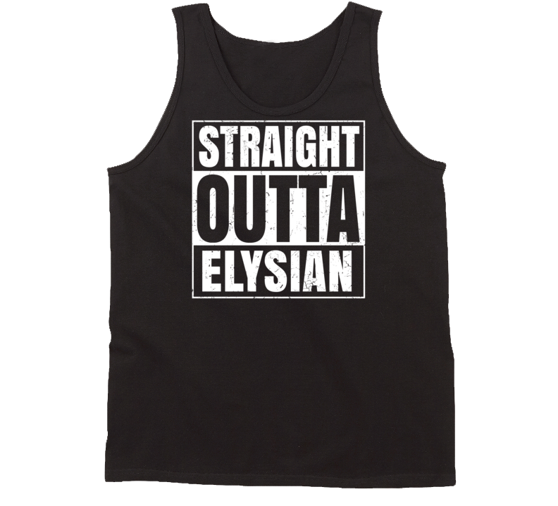 Straight Outta Elysian Minnesota Parody Grunge City Tanktop Straight Outta Elysian Minnesota Parody Grunge City Tanktop