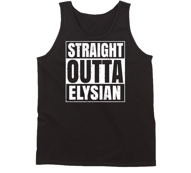 Straight Outta Elysian Minnesota Parody Grunge City Tanktop