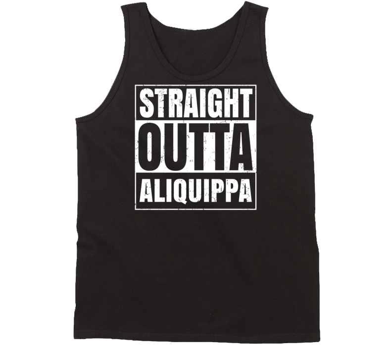 Straight Outta Aliquippa Pennsylvania Parody Grunge City Tanktop Straight Outta Aliquippa Pennsylvania Parody Grunge City Tanktop