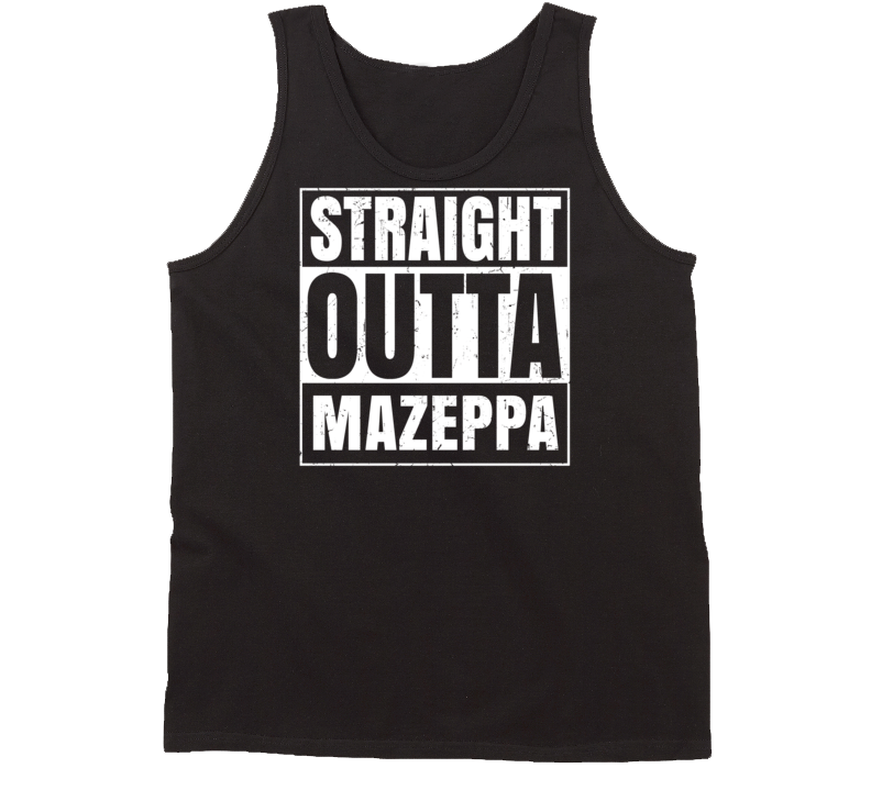 Straight Outta Mazeppa Minnesota Parody Grunge City Tanktop