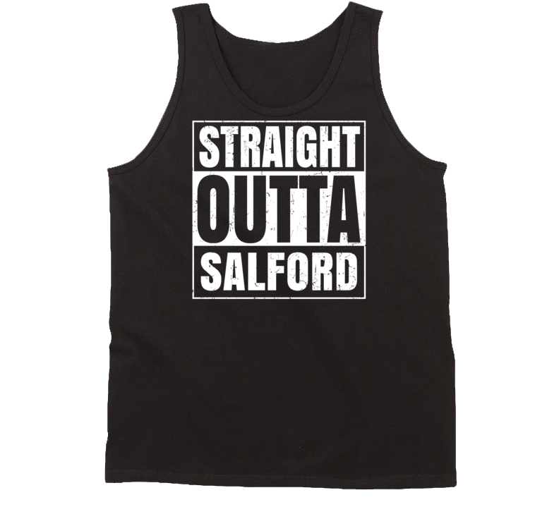 Straight Outta Salford Pennsylvania Parody Grunge City Tanktop Straight Outta Salford Pennsylvania Parody Grunge City Tanktop