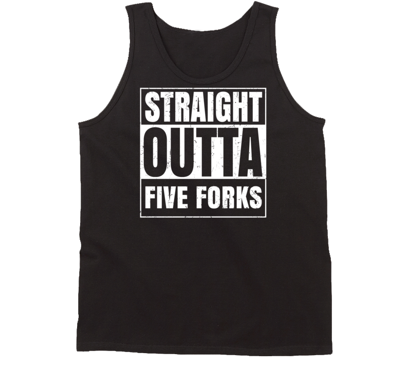 Straight Outta Five Forks South Carolina Parody Grunge City Tanktop Straight Outta Five Forks South Carolina Parody Grunge City Tanktop