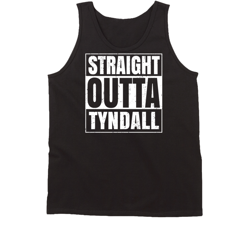 Straight Outta Tyndall South Dakota Parody Grunge City Tanktop Straight Outta Tyndall South Dakota Parody Grunge City Tanktop
