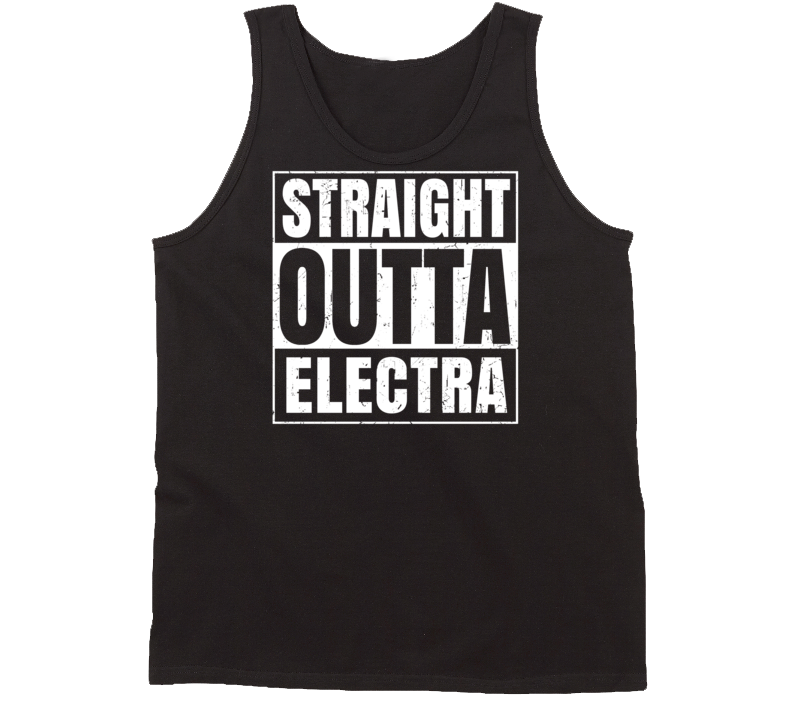 Straight Outta Electra Texas Parody Grunge City Tanktop Straight Outta Electra Texas Parody Grunge City Tanktop
