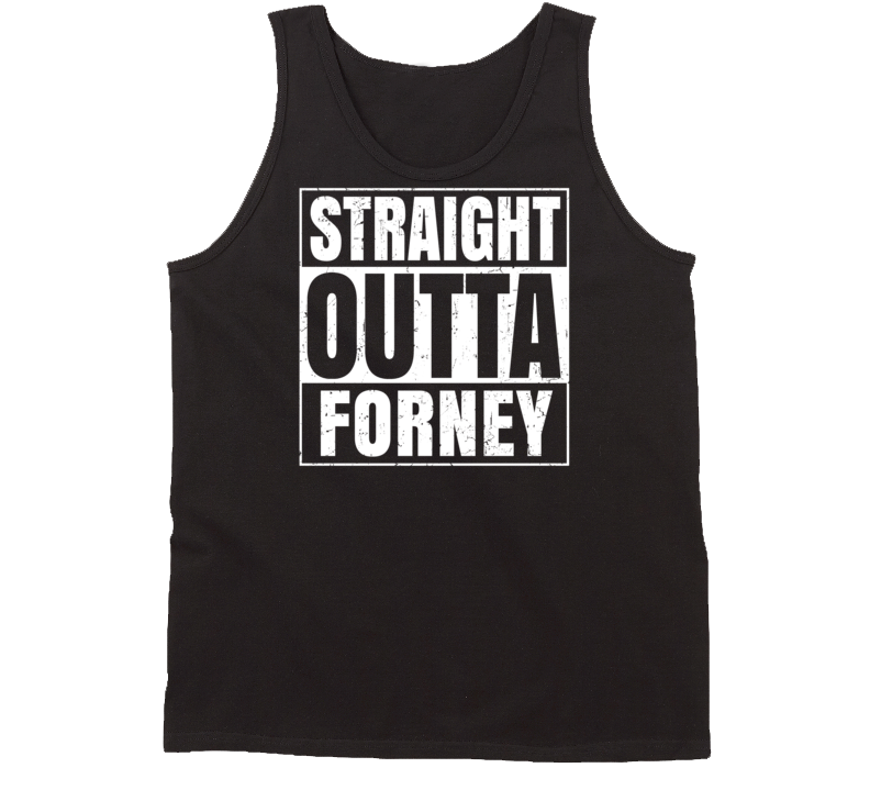 Straight Outta Forney Texas Parody Grunge City Tanktop