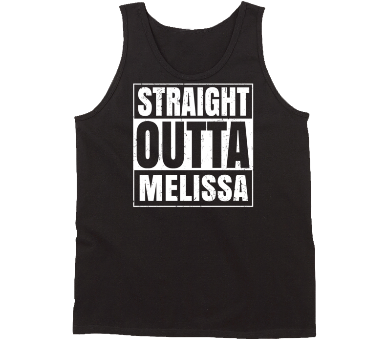 Straight Outta Melissa Texas Parody Grunge City Tanktop Straight Outta Melissa Texas Parody Grunge City Tanktop