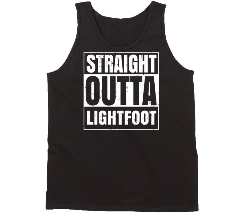 Straight Outta Lightfoot Virginia Parody Grunge City Tanktop Straight Outta Lightfoot Virginia Parody Grunge City Tanktop