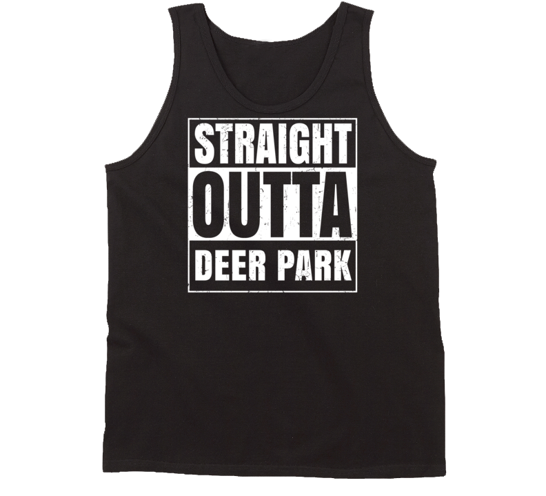Straight Outta Deer Park Washington Parody Grunge City Tanktop Straight Outta Deer Park Washington Parody Grunge City Tanktop