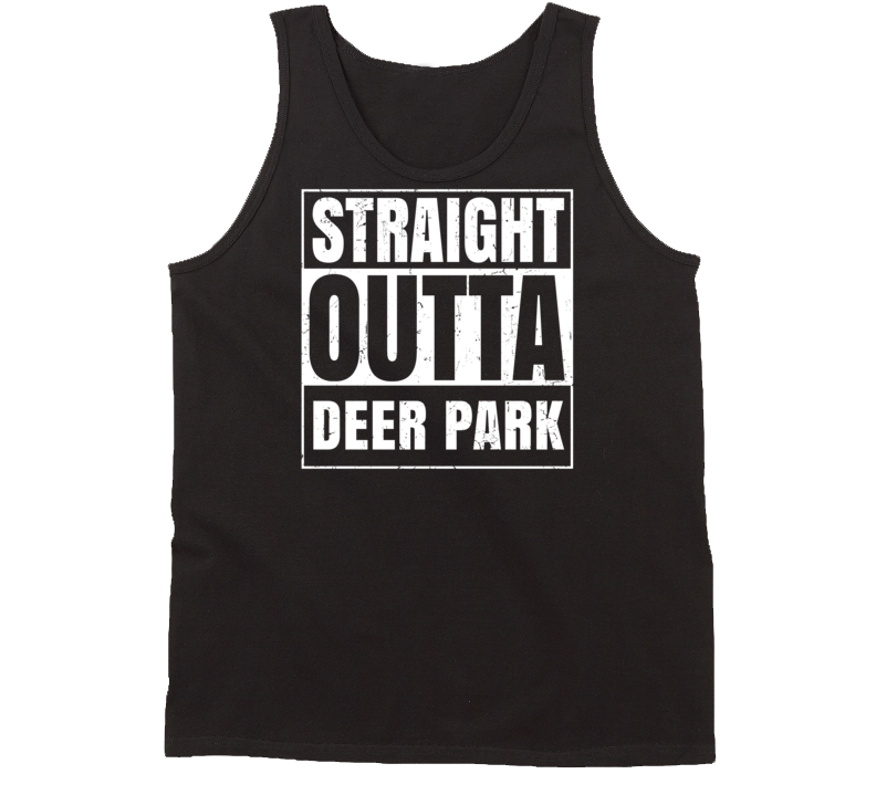 Straight Outta Deer Park Washington Parody Grunge City Tanktop