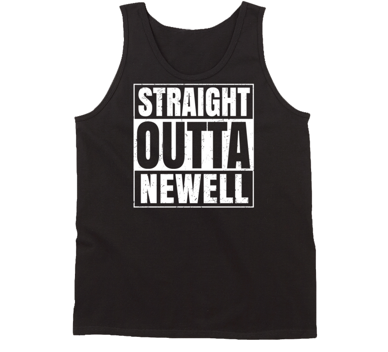 Straight Outta Newell West Virginia Parody Grunge City Tanktop