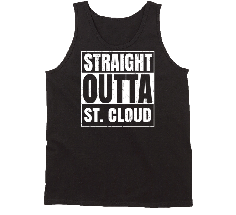 Straight Outta St Cloud Wisconsin Parody Grunge City Tanktop Straight Outta St Cloud Wisconsin Parody Grunge City Tanktop