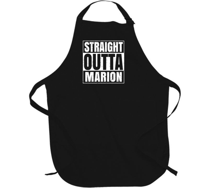 Straight Outta Marion Alabama Parody Grunge City Father's Day Apron