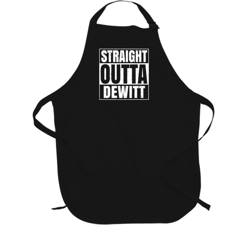 Straight Outta DeWitt Arkansas Parody Grunge City Father's Day Apron