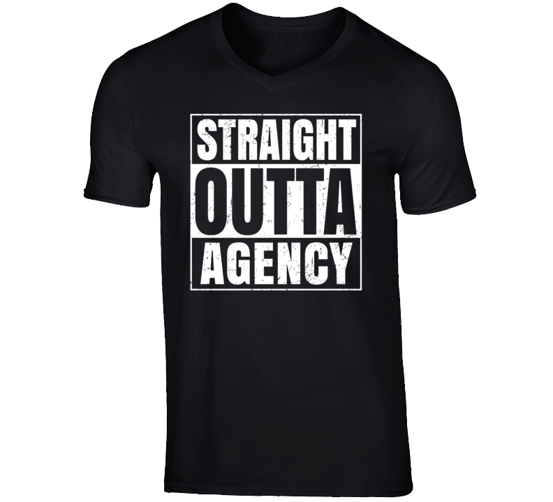 Straight Outta Agency Missouri Parody Grunge City Father's Day Vneck T Straight Outta Agency Missouri Parody Grunge City Father's Day Vneck T