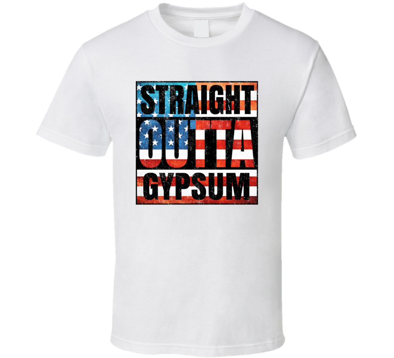 Straight Outta Gypsum Colorado USA American City Patriotic Flag T Shir Straight Outta Gypsum Colorado USA American City Patriotic Flag T Shir