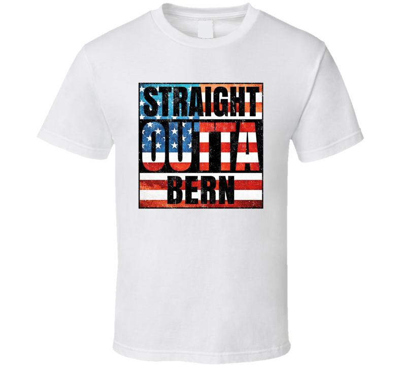 Straight Outta Bern Kansas USA American City Patriotic Flag T Shirt Straight Outta Bern Kansas USA American City Patriotic Flag T Shirt