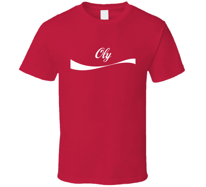 Oly Olympia USA Cola Parody T Shirt