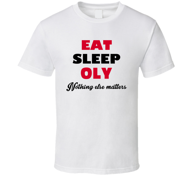 Eat Sleep Oly Olympia USA T Shirt