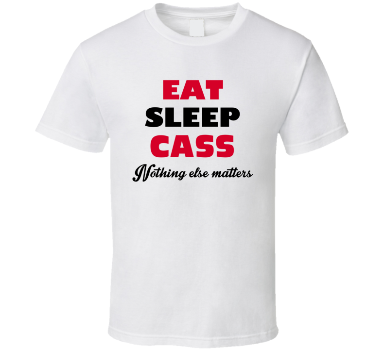Eat Sleep Cass USA T Shirt Eat Sleep Cass USA T Shirt