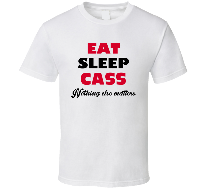 Eat Sleep Cass USA T Shirt