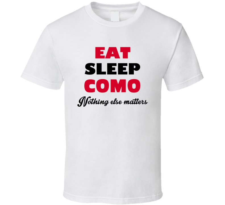 Eat Sleep Como USA T Shirt