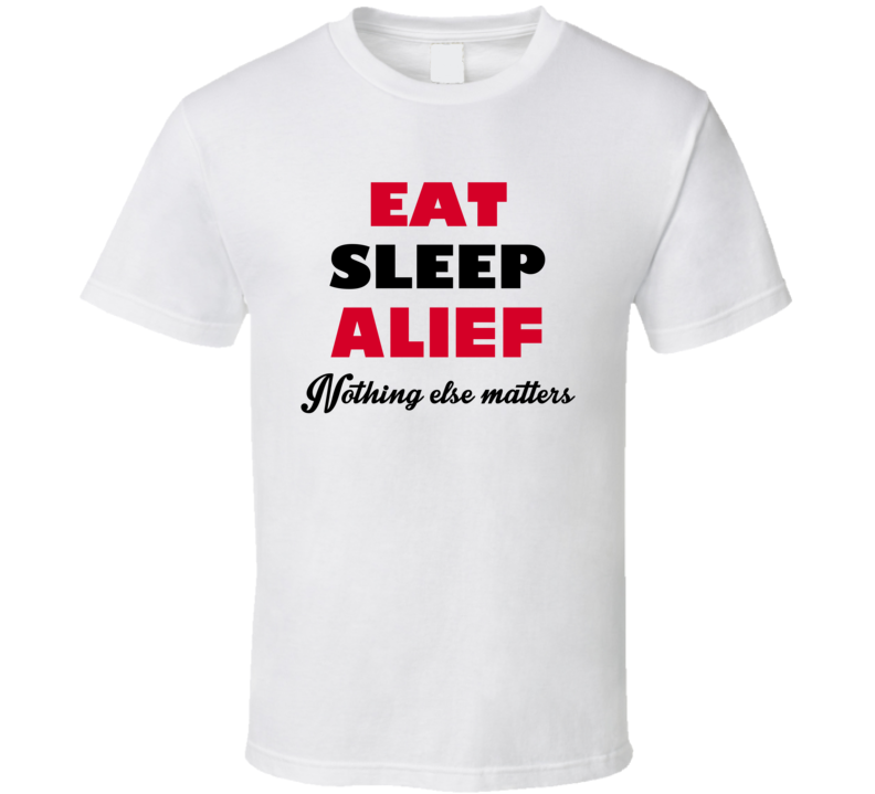 Eat Sleep Alief USA T Shirt