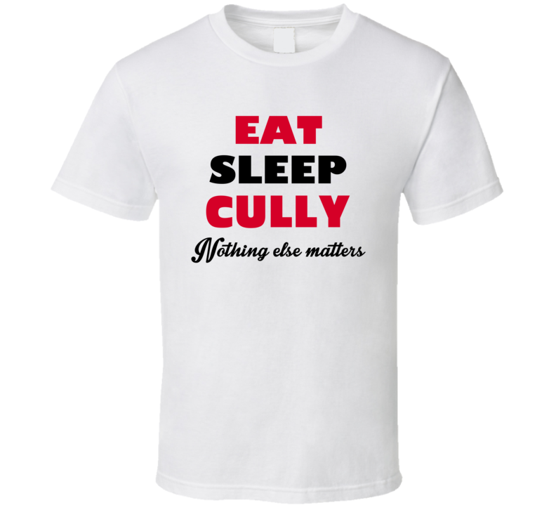 Eat Sleep Cully USA T Shirt Eat Sleep Cully USA T Shirt