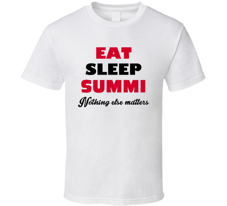 Eat Sleep Summi USA T Shirt Eat Sleep Summi USA T Shirt